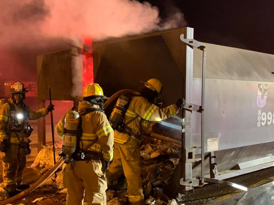 20200523DumpsterCompactorFire3