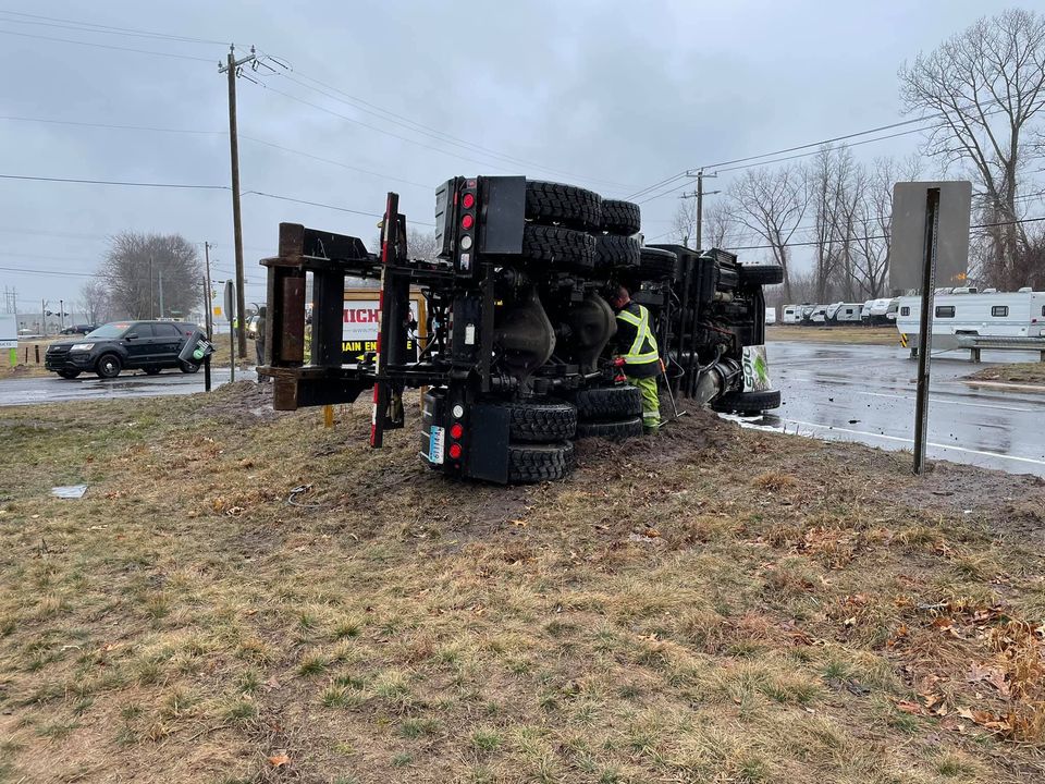 RescueMVA20210318Rt5TruckRollover1