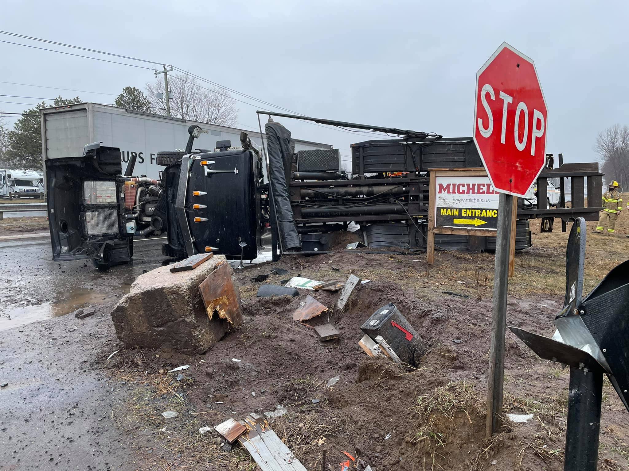 RescueMVA20210318Rt5TruckRollover2